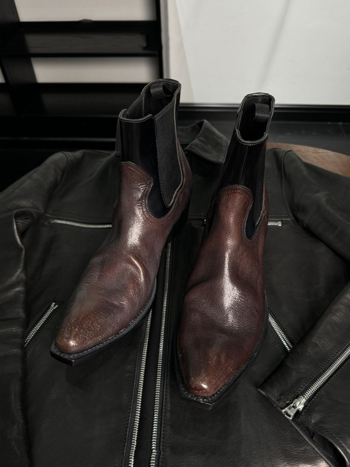 Men'S Shoes Smart - Botas Chelsea de Cuero Negro para